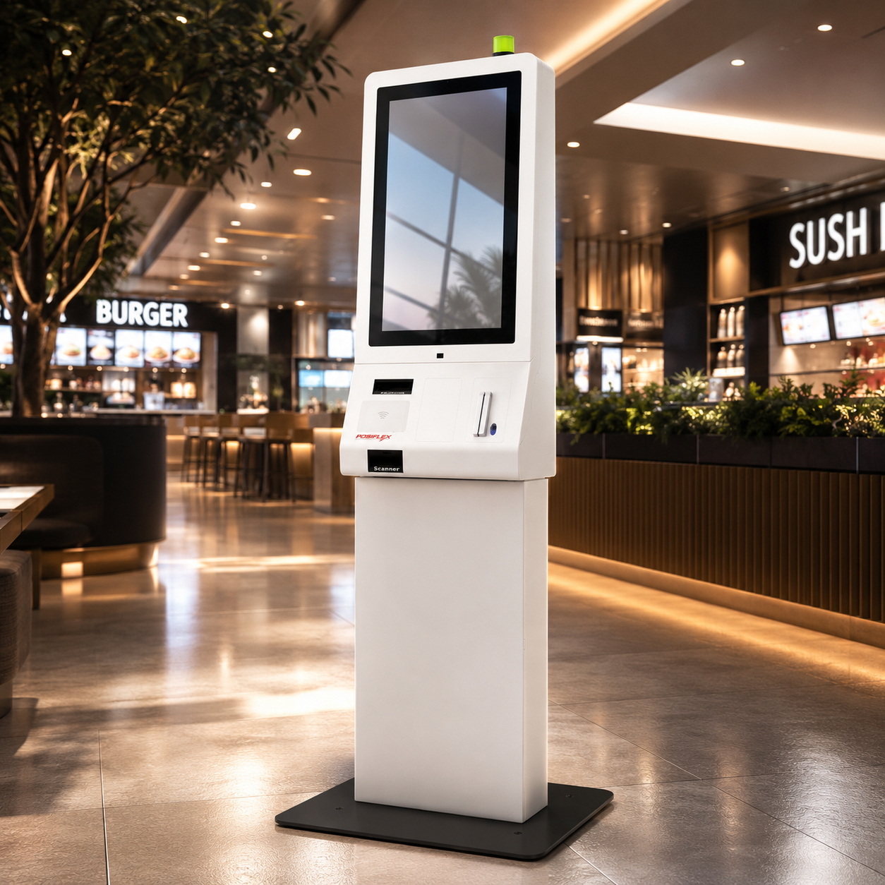 Posiflex self-service kiosk u operativnom okruženju