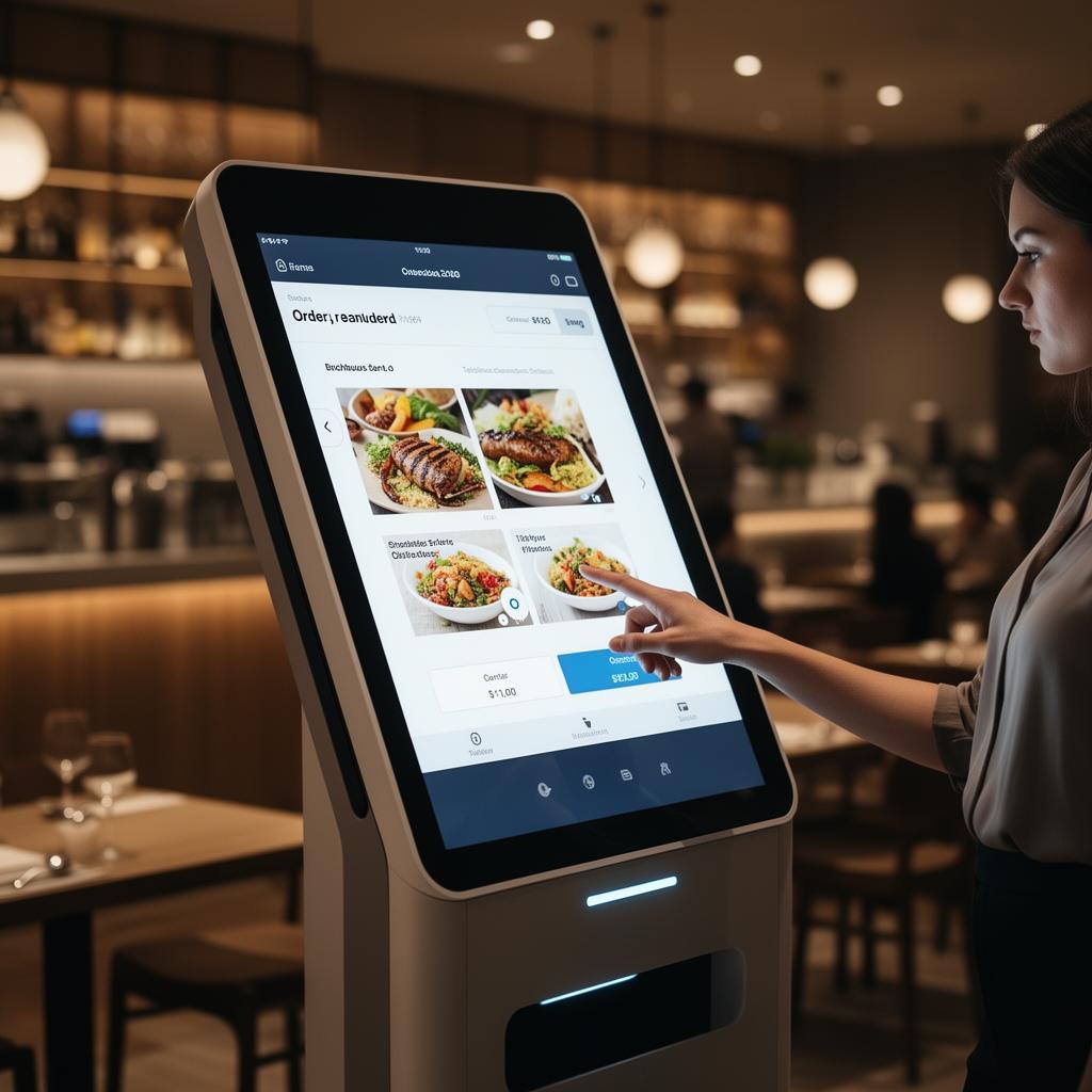 Self-service kiosk za narudžbe u restoranu